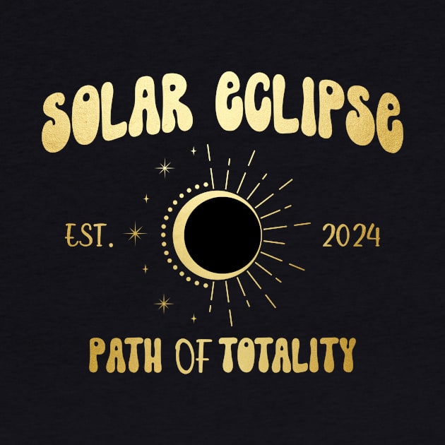 Total Solar Eclipse Path of Totality Countdown April 8th 2024 by inksplashcreations